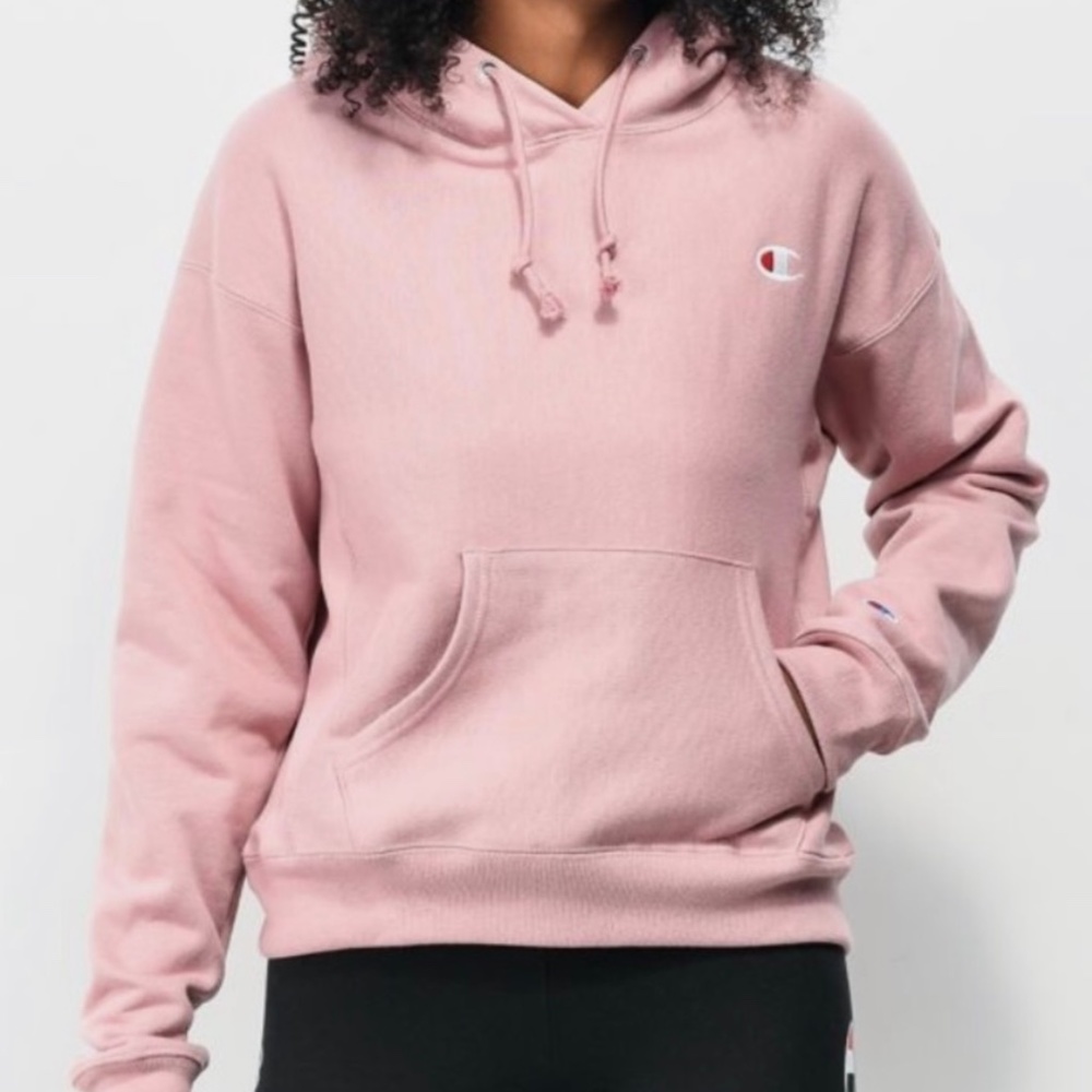 Champion Reverse Weave Heavyweight Knit Fabric Unisex Pullover Hoodie Sweatshirt